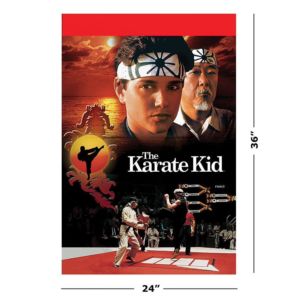 Amazon.co.jp: 空手キッド 1984 映画ポスター ダニエル&宮城さん